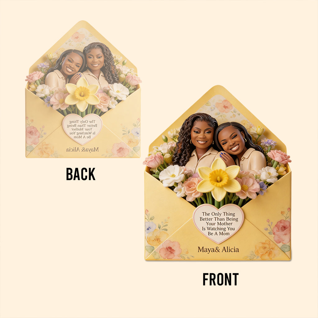 A Letter Of Me To You. Mother's Day Gift - Personalized Mother Custom Shaped Acrylic Plaque