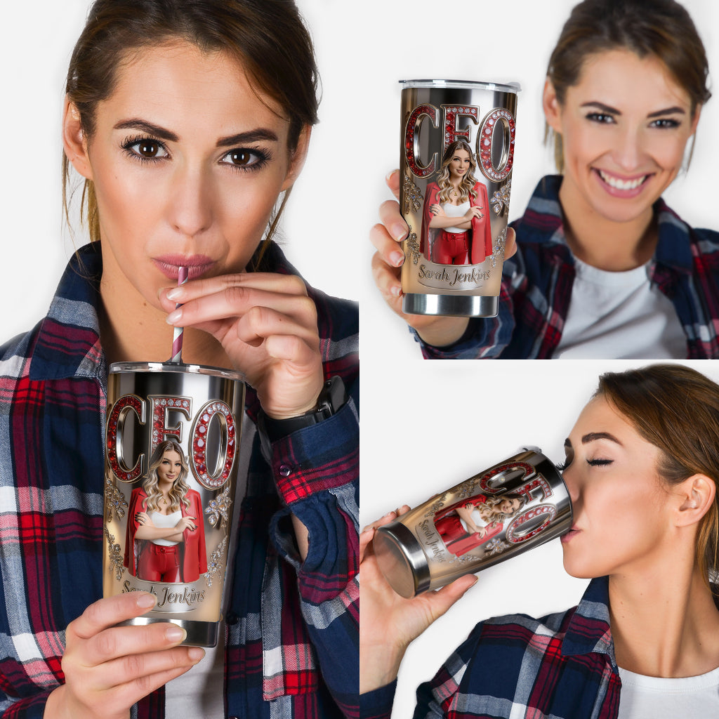 Office Decoration Custom Any Photo - Personalized Colleague Tumbler