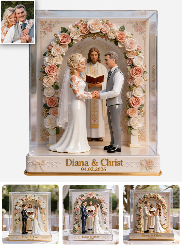 Our Wedding - Personalized Couple Acrylic Display Box