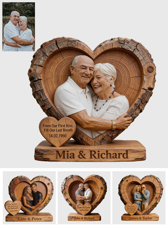 You & Me We Got This - Personalized Couple Custom Shaped Wood Plaque