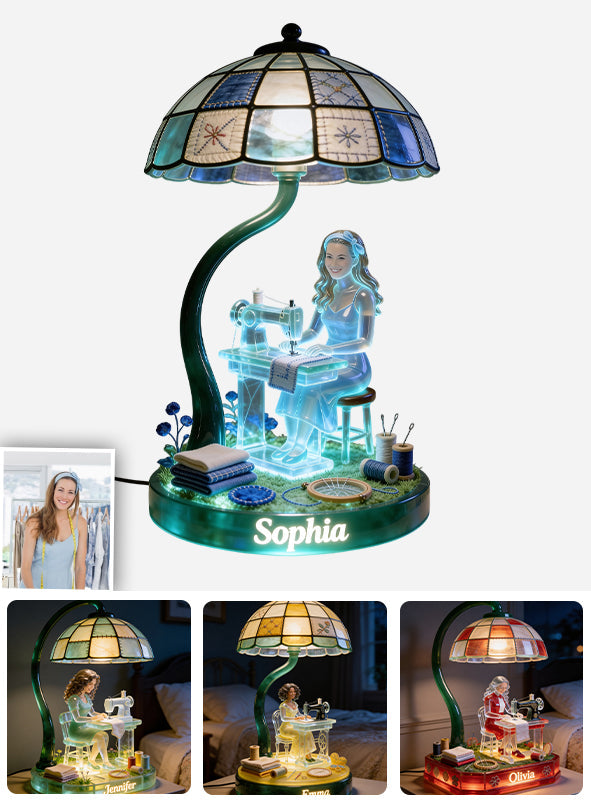 Sewing Room Decor - Personalized Sewing Acrylic LED Night Light