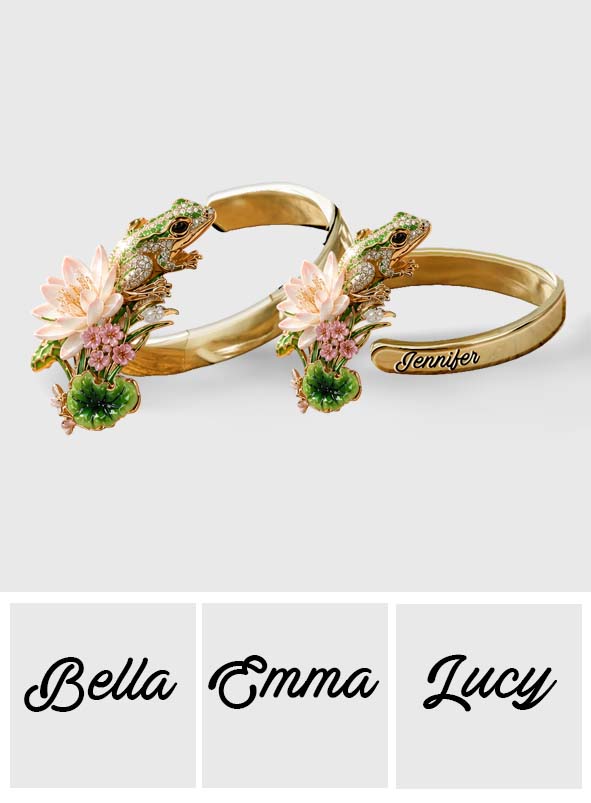 Love Frog - Personalized Frog Adjustable Shaped Ring