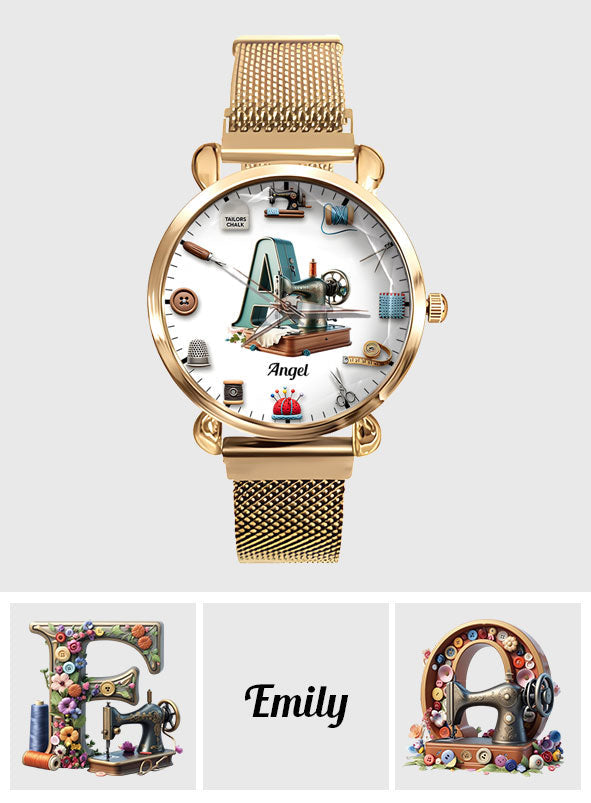 Love Sewing - Personalized Sewing Women Hand Watch