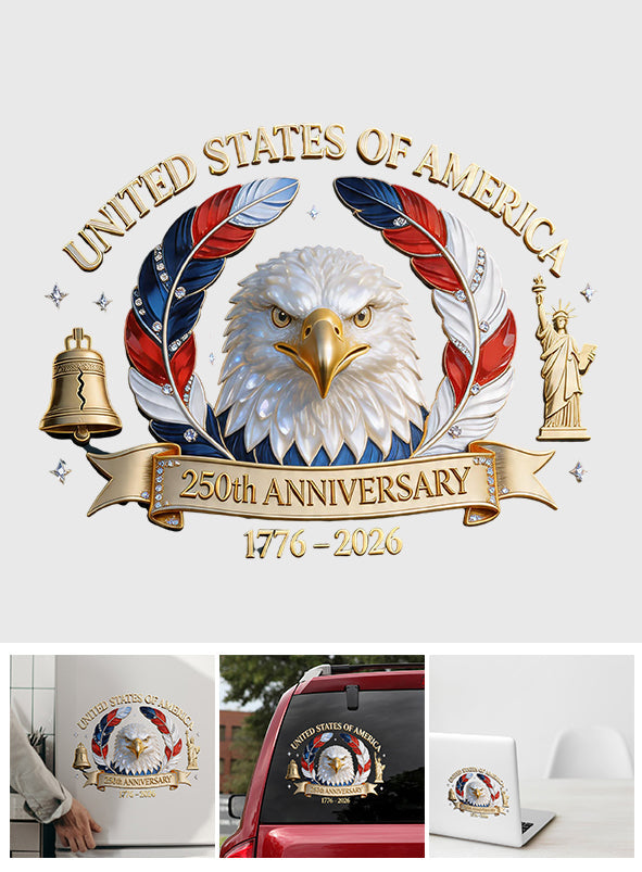 USA 250th Anniversary - Patriot Decal Die Cut