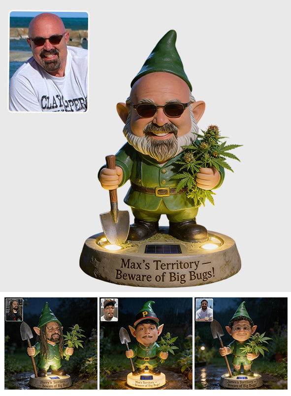My Territory Get Out - Personalized Weed Solar Acrylic Light