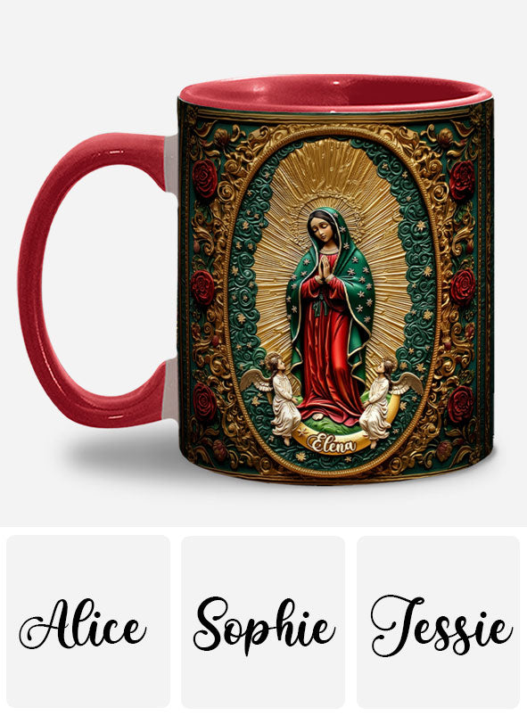 Our Lady Of Guadalupe - Personalized Christian Accent Mug