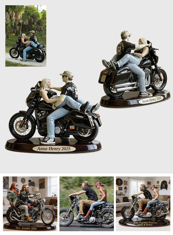 Ride Together - Personalized Biker Premium 3D Figurine