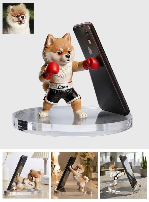 Unique Gift For Dog Lovers - Personalized Dog Phone/ Tablet Holder Stand