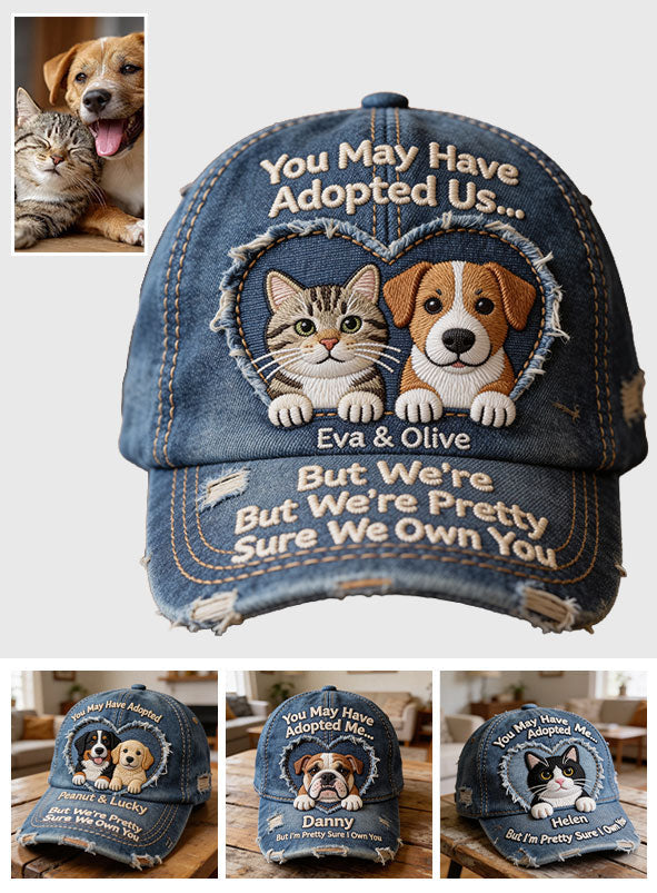 You May Have Adopted Me... - Personalized Dog Classic Cap