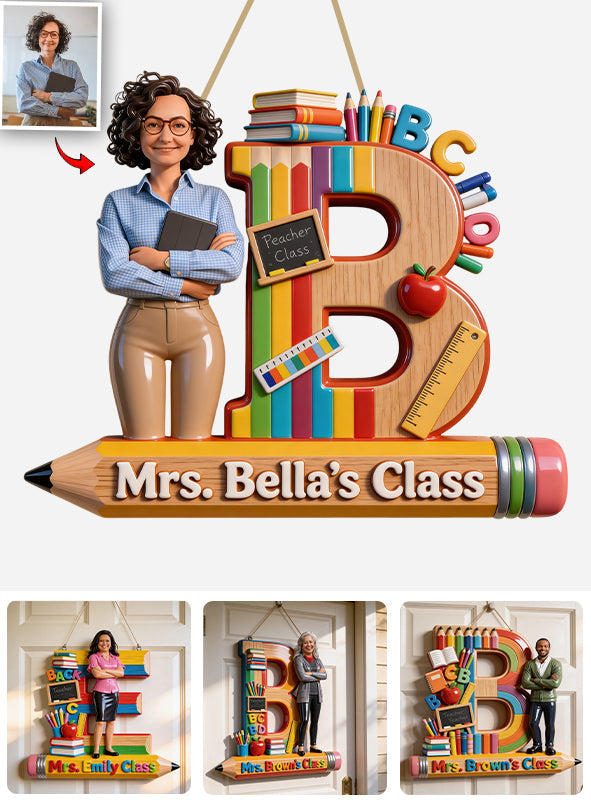 Teacher Gift Idea - Personalized Teacher Acrylic Sign