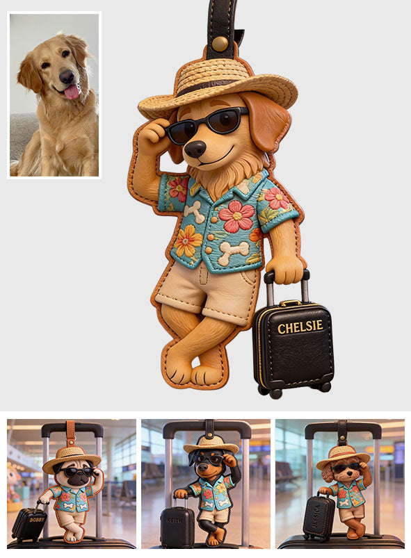 Travel With Pets - Personalized Dog Luggage Tag
