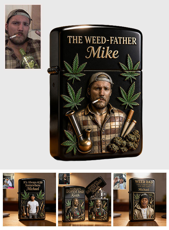 World's Dopest Dad - Personalized Weed Lighter