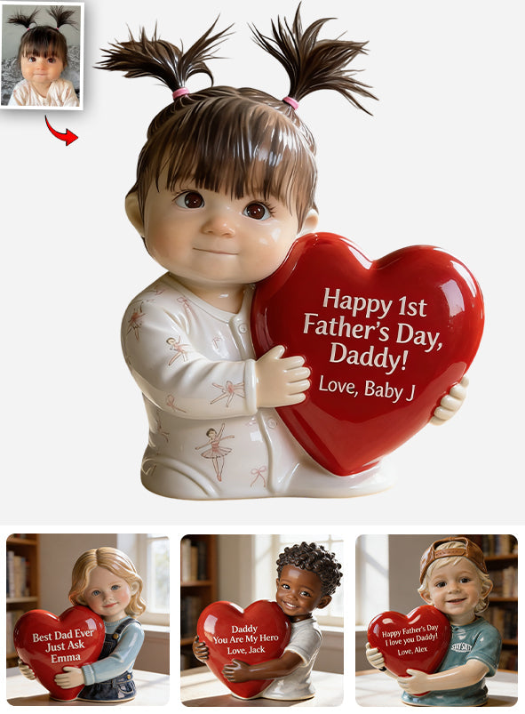 Perfect Father's Day Gift - Personalized Father Custom Shaped Acrylic Plaque