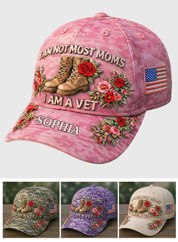 Veteran Mom Gift, Mother Veteran - Personalized Mother Classic Cap