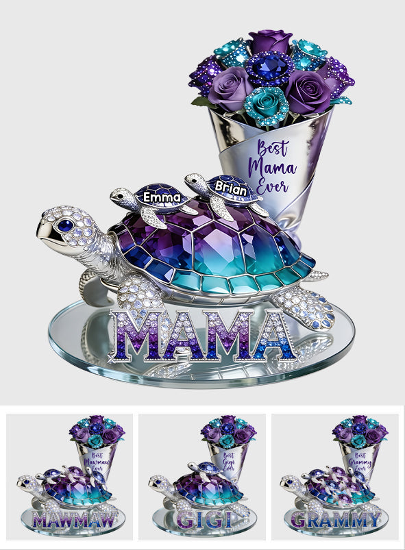 Perfect Gift For Mom, Grandma - Personalized Grandma Custom Shaped Acrylic Plaque