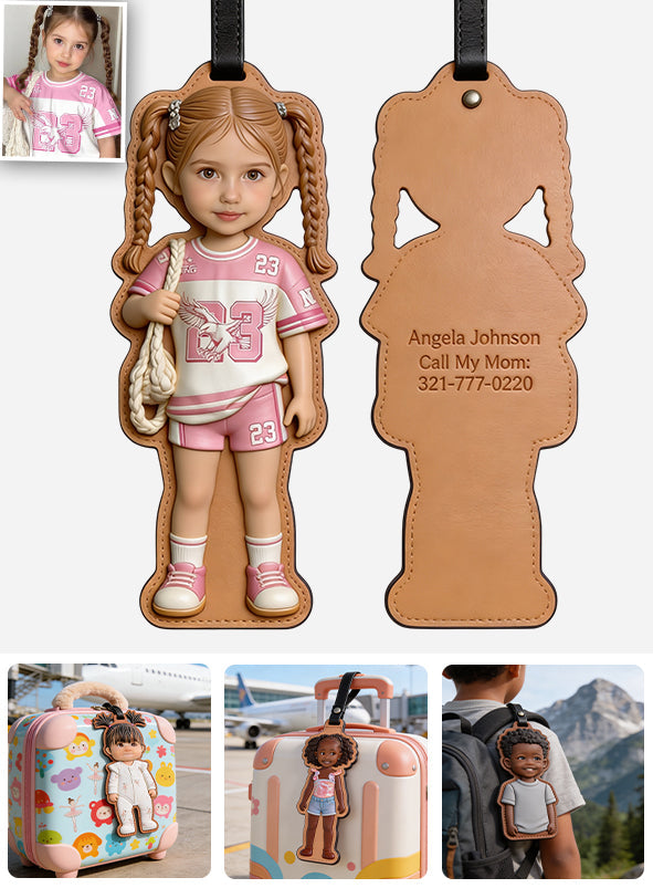 My First Luggage Tag - Personalized Kid Luggage Tag