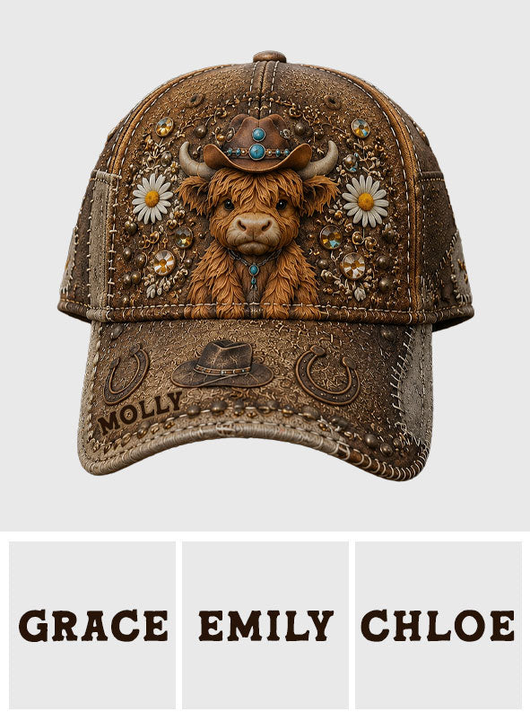 Love Highland Cow - Personalized Highland Cow Classic Cap