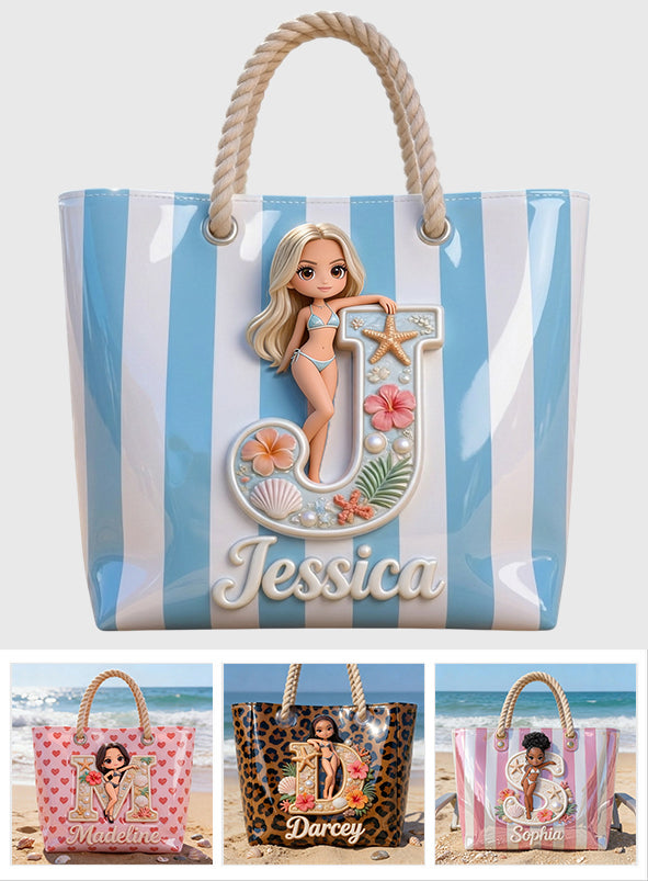 Summer Trip Must-Have - Personalized Self Love Beach Bag