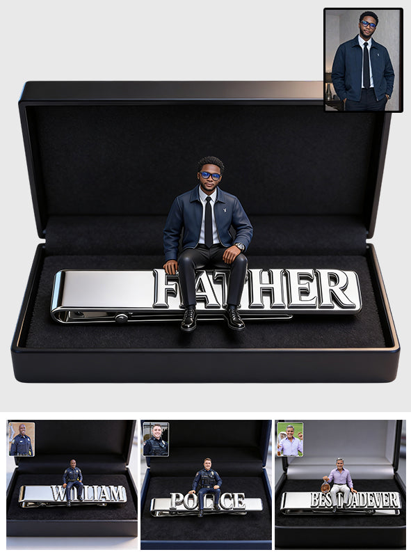 Luxury Men - Personalized Father Tie Clip