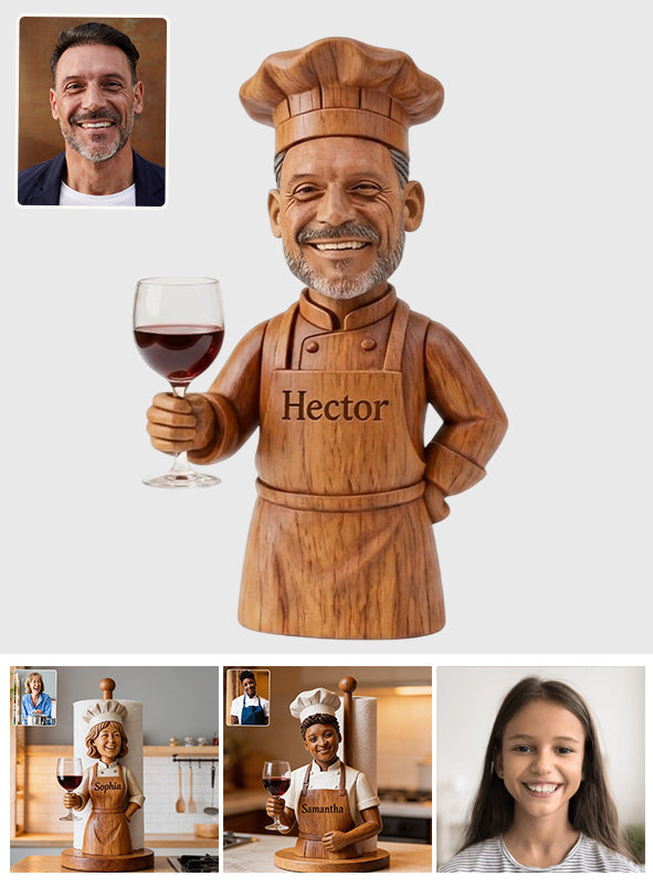 That's What I Do, I Cook I Drink - Personalized Cooking Paper Towel Stand