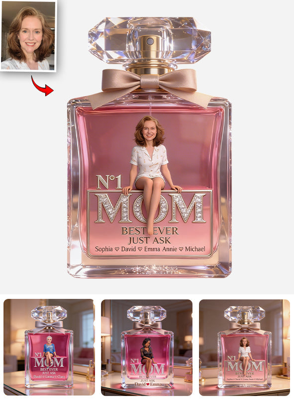 No1 Mom Ever - Personalized Mother Custom Shaped Acrylic Plaque