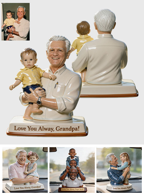 Love You Always - Personalized Grandpa Premium 3D Figurine