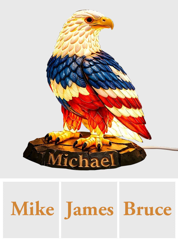 USA 250th Anniversary - Personalized Patriot Acrylic LED Night Light