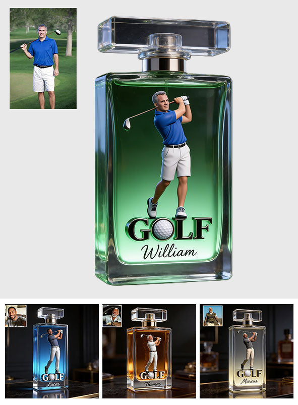 Luxury Gift For Man - Personalized Golf Refillable Perfume Bottle