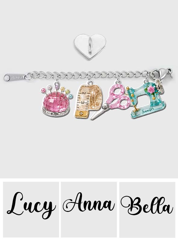 Love Sewing - Personalized Sewing Dangling Charms