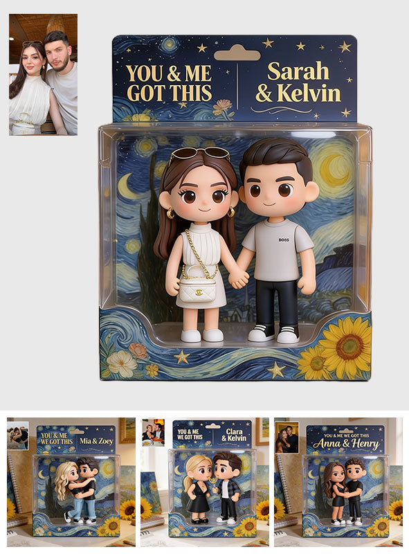 You & Me We Got This - Personalized Couple Acrylic Display Box