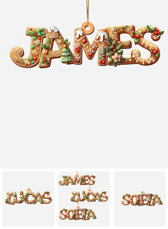 Merry Grinchmas - Personalized Family Premium 3D Ornament
