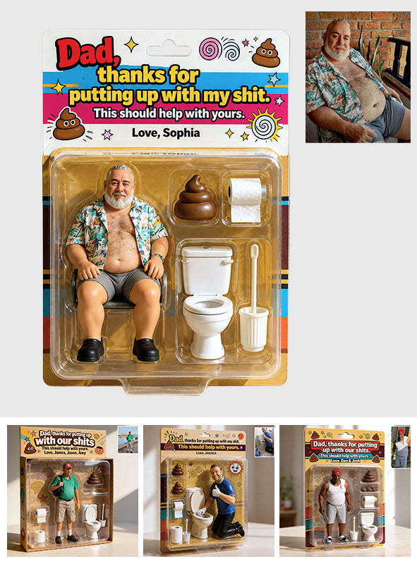 Thank Dad For Putting Up With My Shit - Personalized Father Acrylic Display Box