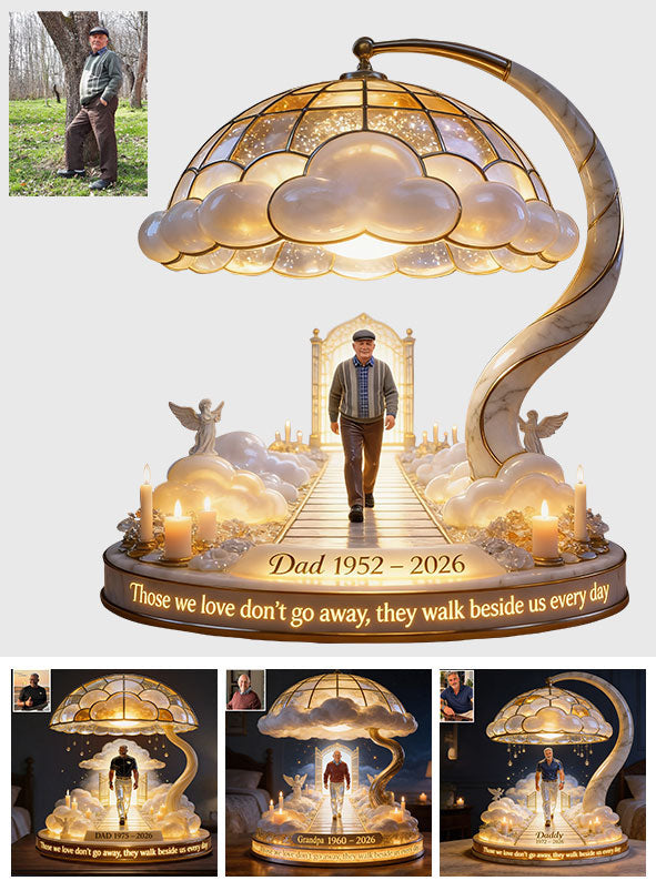 Those We Love Don’t Go Away - Personalized Memorial Acrylic LED Night Light