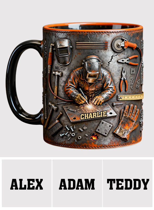 Strong Welder - Personalized Welder Accent Mug