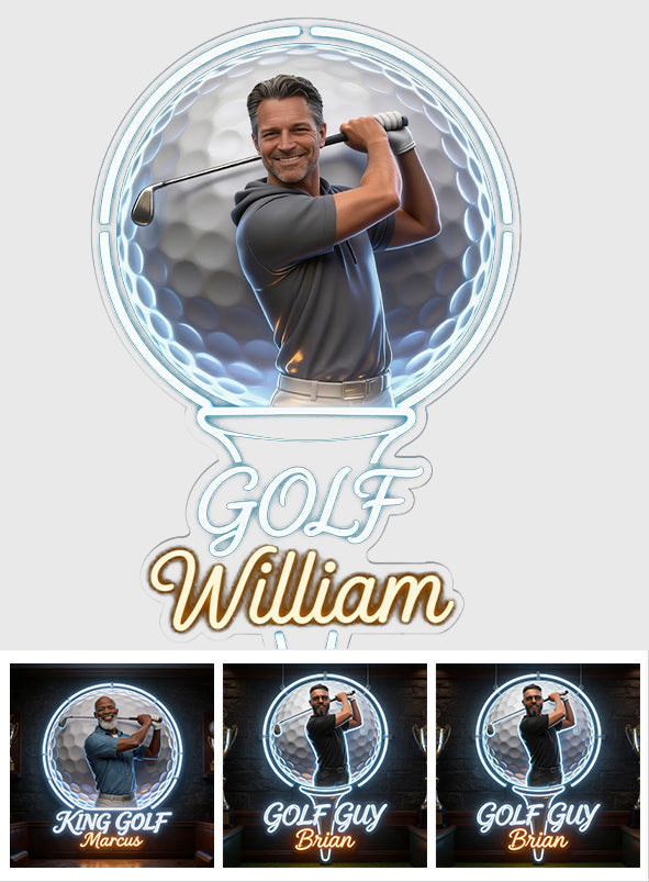 Par Excellence - Personalized Golf LED Light Acrylic Sign