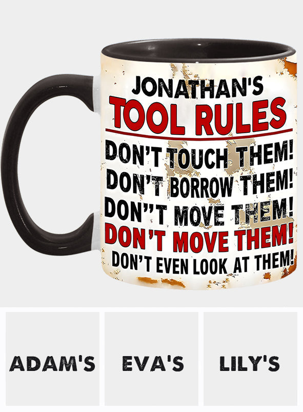 My Tool Rules - Personalized Garage Accent Mug