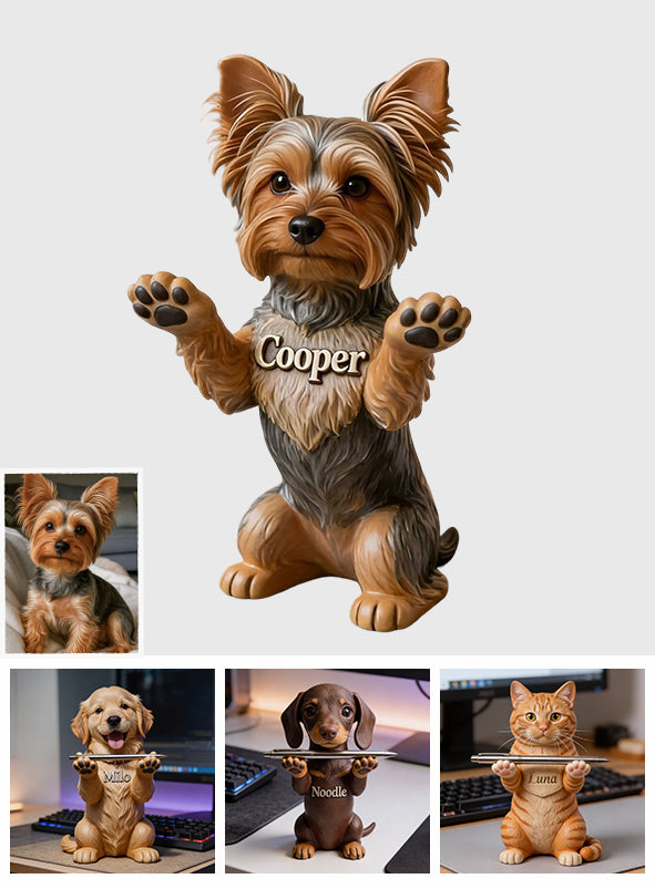 Your Pen My Lord - Personalized Dog Premium 3D Figurine