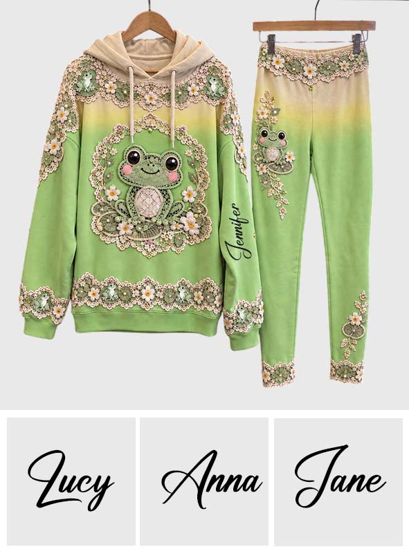 Love Frog - Personalized Frog Hoodie and Leggings