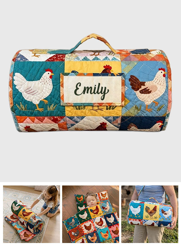 Love Chicken - Personalized Chicken Nap Mat
