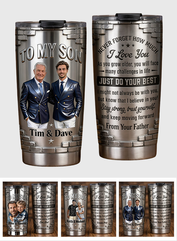 To My Son/ Daughter/ Grandson... - Personalized Son Tumbler