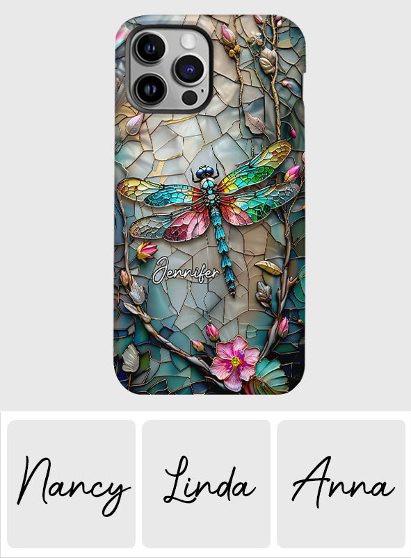 Love Dragonflies - Personalized Dragonfly Full Print Phone Case