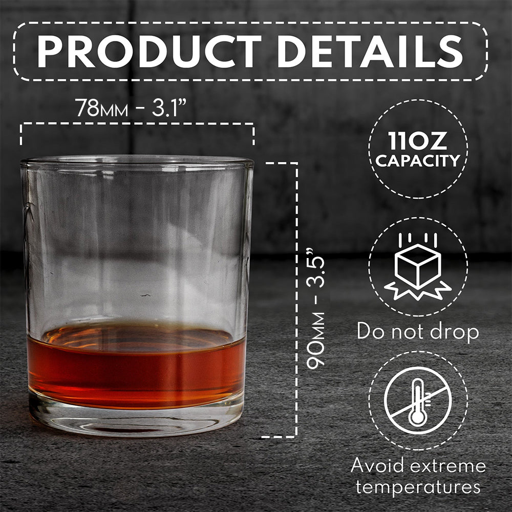 First Father's Day Together - Personalized Father Whiskey Glass