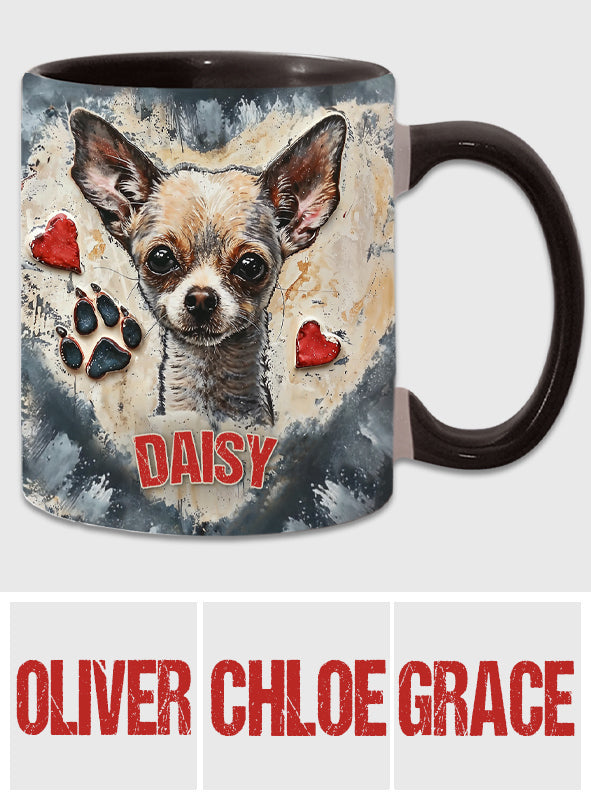 Love Chihuahua - Personalized Chihuahua Accent Mug