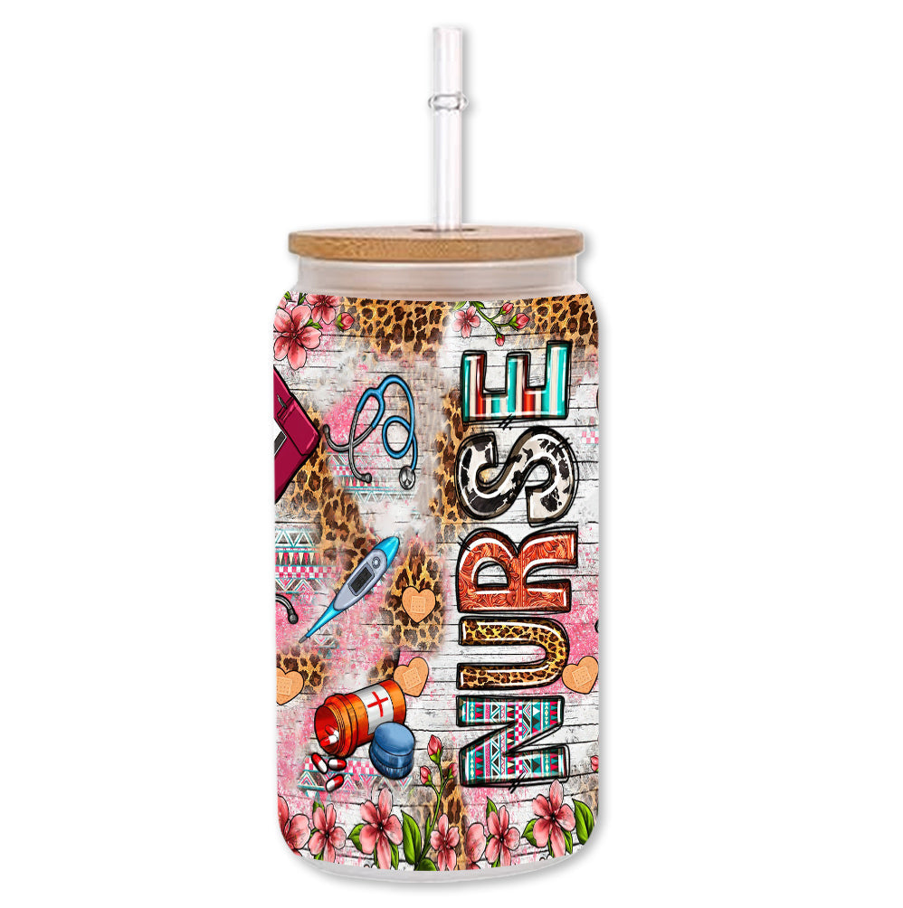 Nurse Life - Personalized Nurse Can Glass