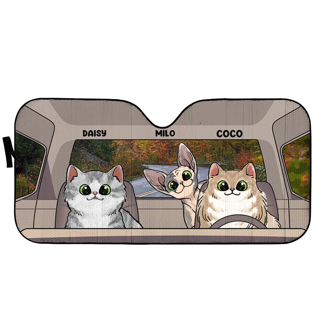 Lovely Paws - Personalized Dog Car Sunshade