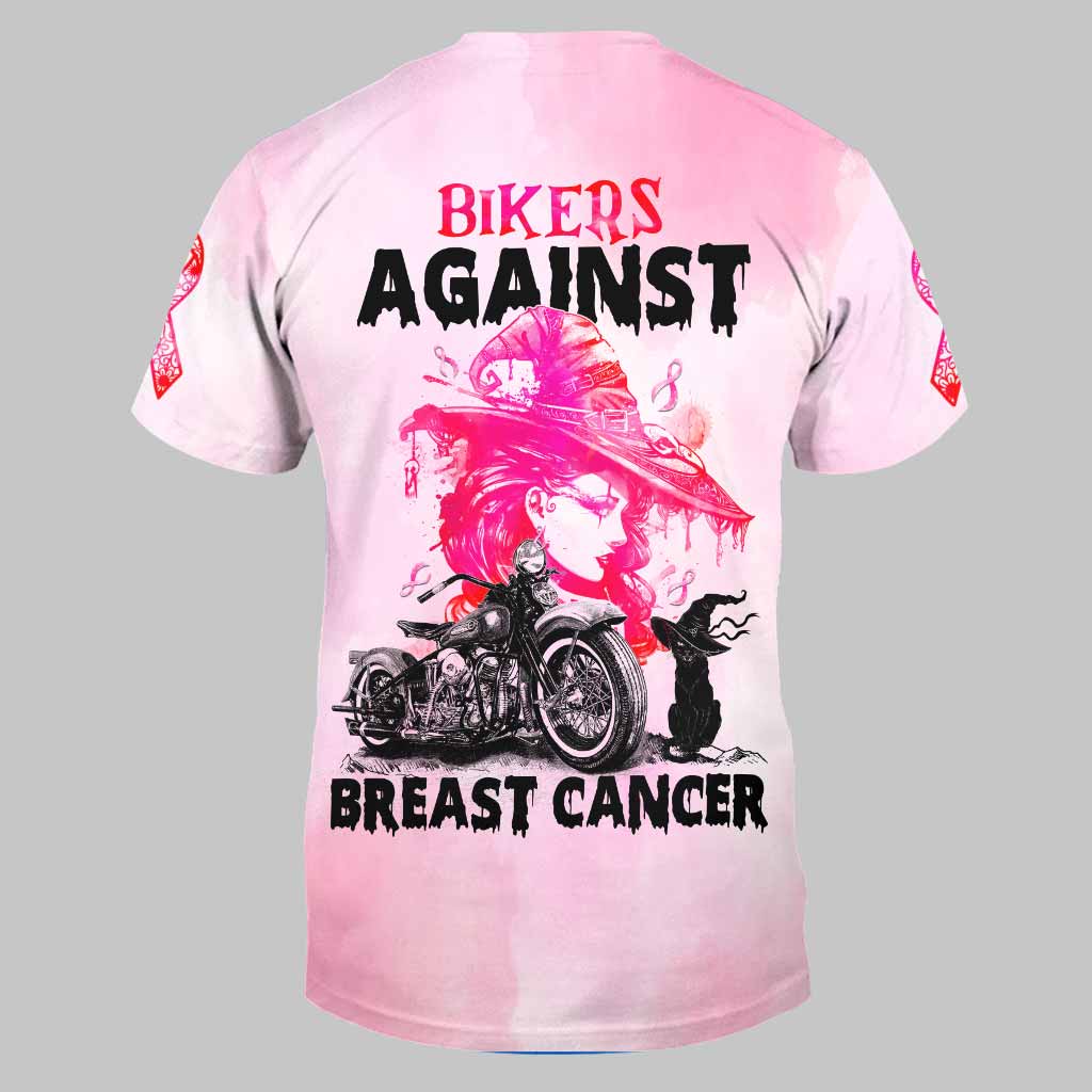 Think Pink In October Motorcycle Ride - Breast Cancer Awareness All Over T-shirt and Hoodie
