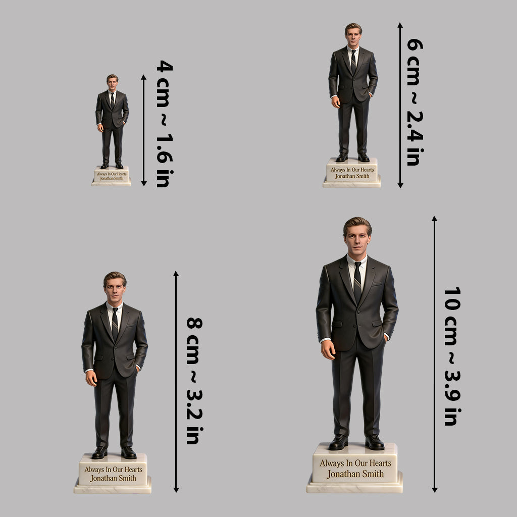 Bring The Memories Back, Old Photo Restoration - Personalized Memorial Premium 3D Figurine