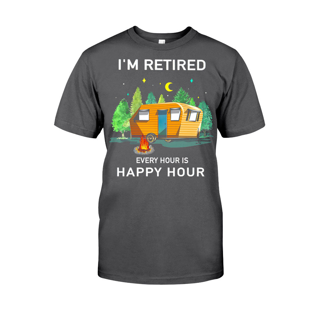 I'm Retired - Camping T-shirt and Hoodie 112021