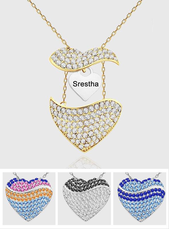 Personalized Engraved Openable Message Necklace