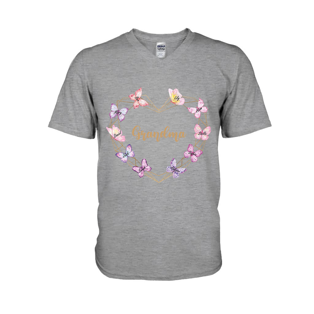 Grandma Mama - Personalized Mother's Day Grandma T-shirt and Hoodie